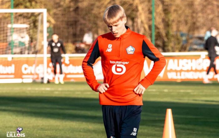 Hakon Haraldsson, joueur du LOSC.