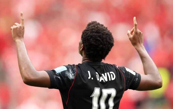 Jonathan David, ancien joueur du LOSC et international canadien.