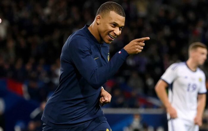 Kylian Mbapp&eacute;, attaquant de l'&eacute;quipe de France.
