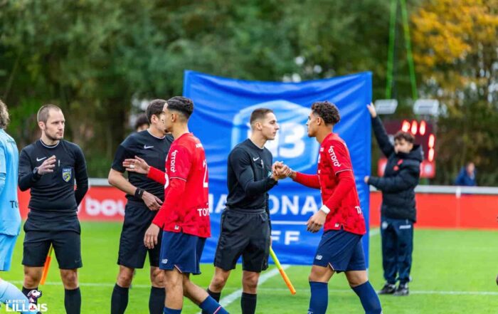 Les joueurs du LOSC apparaissent au Domaine de Luchin en National 3.