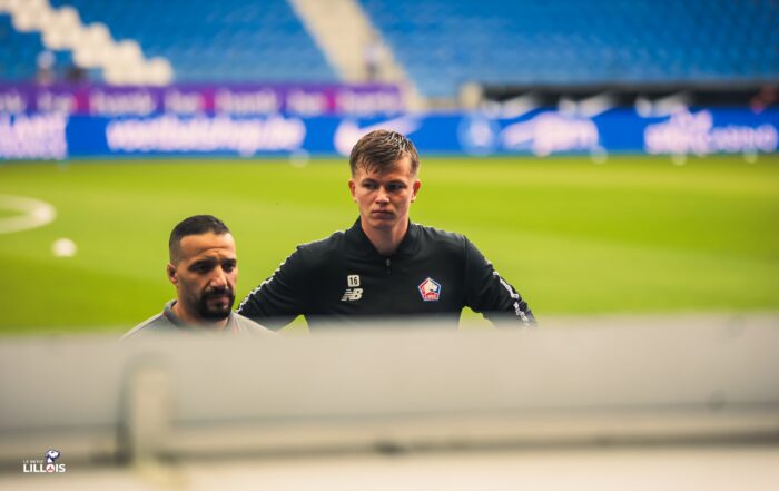 Lisandru Olmeta a pris la pluie lors d'un match amical avec le LOSC.