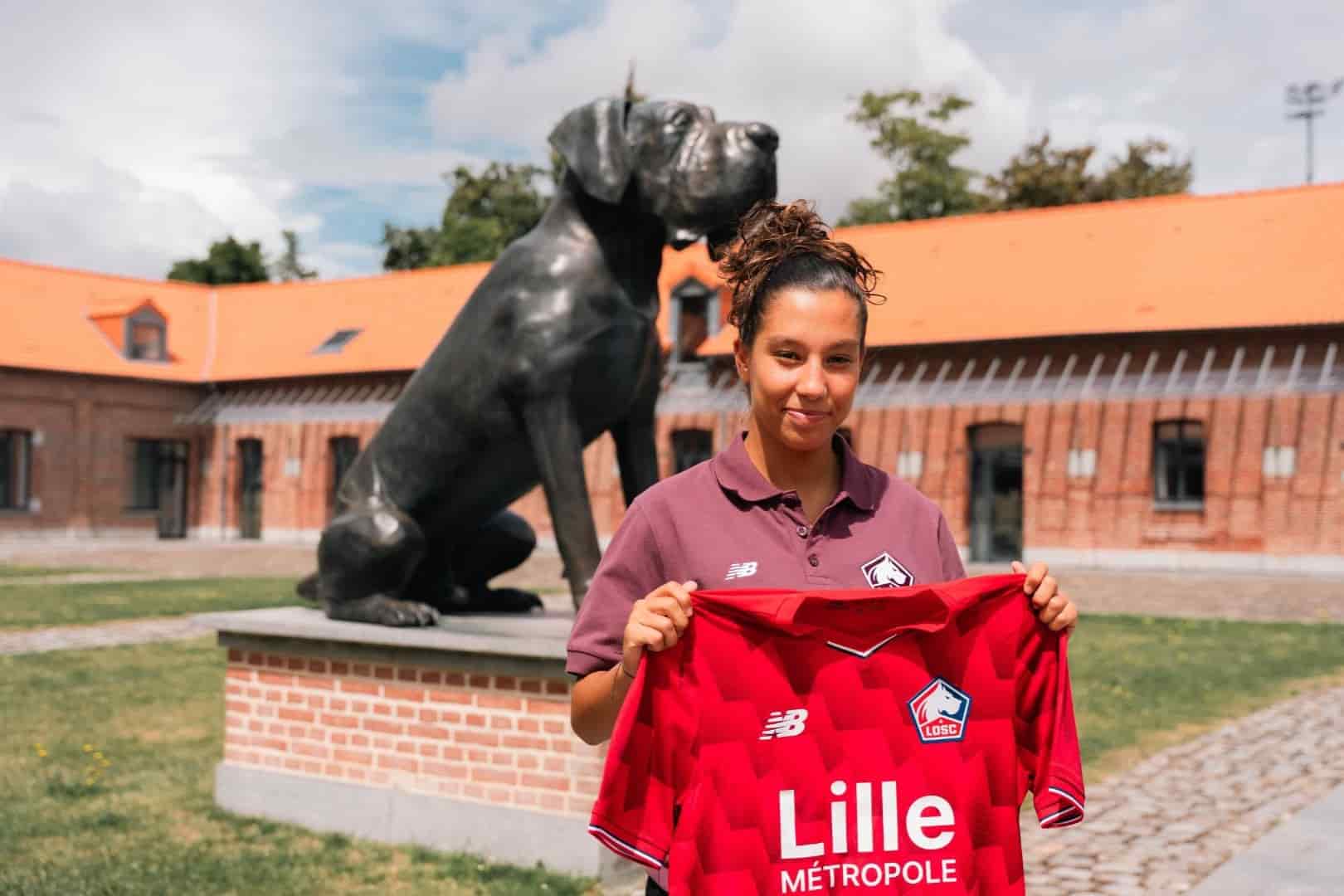 Louna Belhout-Achi, joueuse du LOSC.