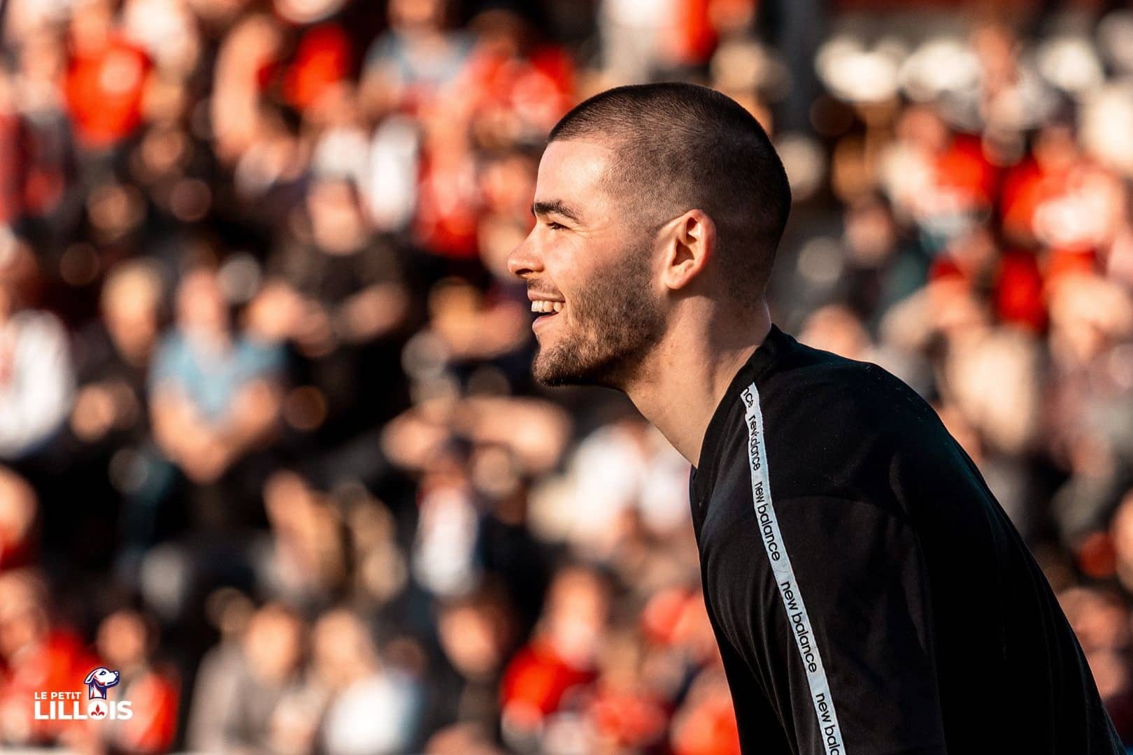 Lucas Chevalier &agrave; l'entra&icirc;nement au Domajne de Luchin avec le LOSC.