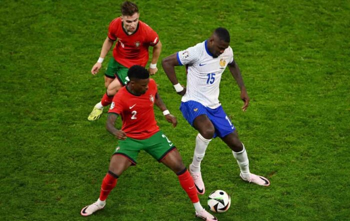 Marcus Thuram, attaquant de l'&eacute;quipe de France.