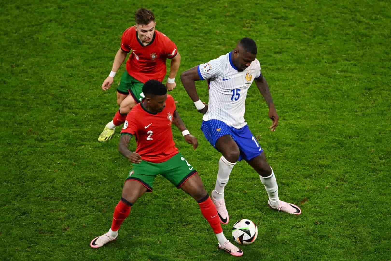 Marcus Thuram, attaquant de l'&eacute;quipe de France.