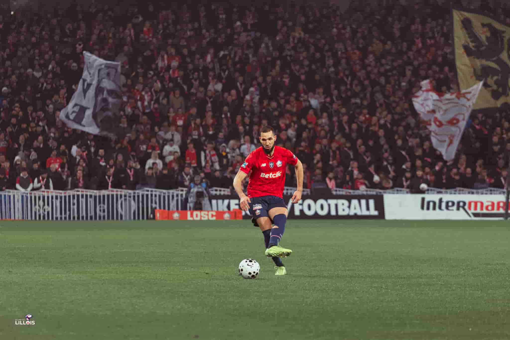 Nabil Bentaleb dans un r&ocirc;le de titulaire au milieu de terrain du LOSC.