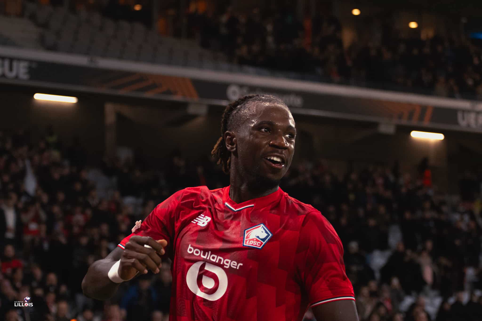 Ngal'ayel Mukau buteur pendant LOSC - Dinamo Zagreb.