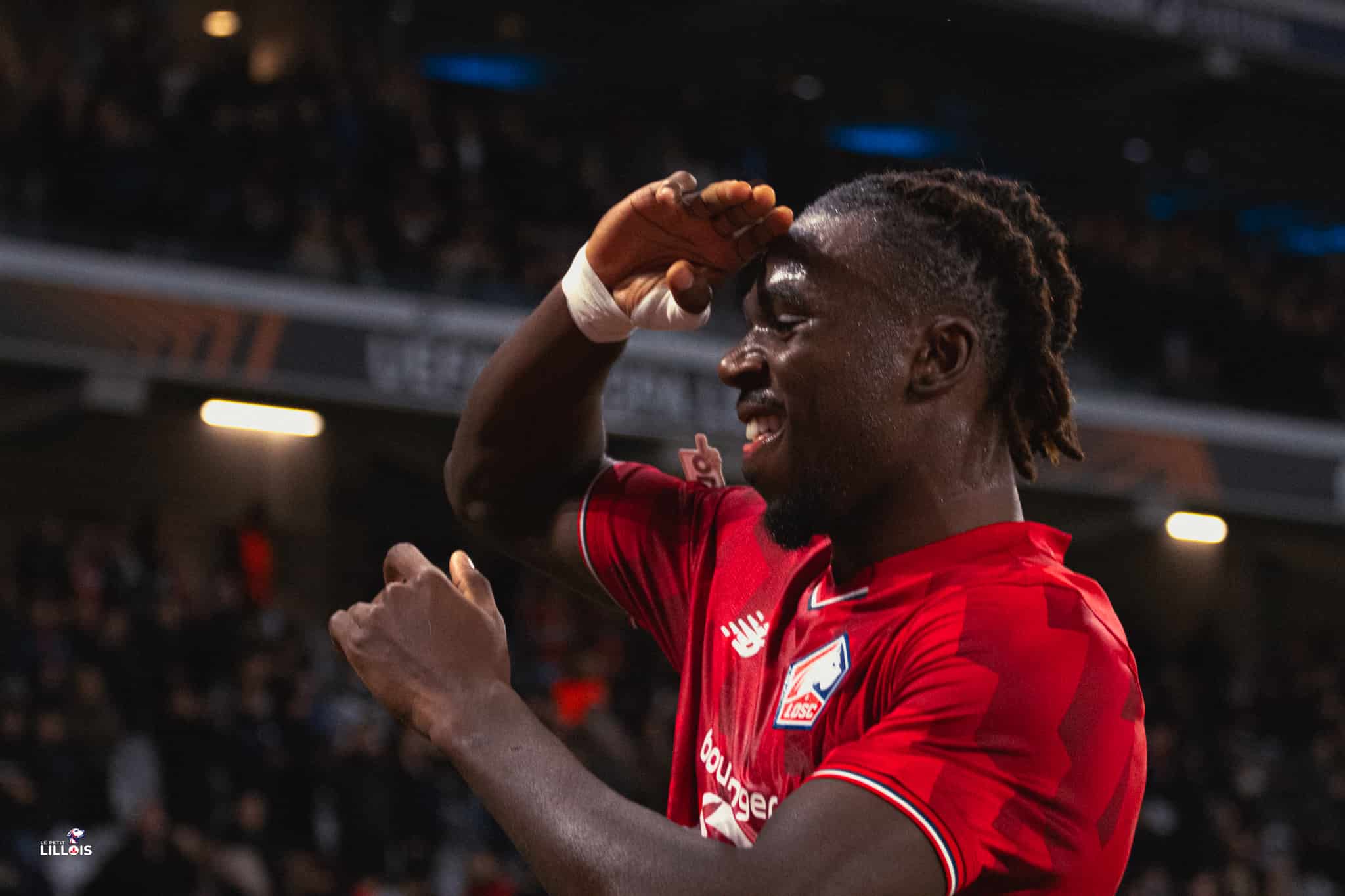 Ngal'ayel Mukau buteur pendant LOSC - Dinamo Zagreb.