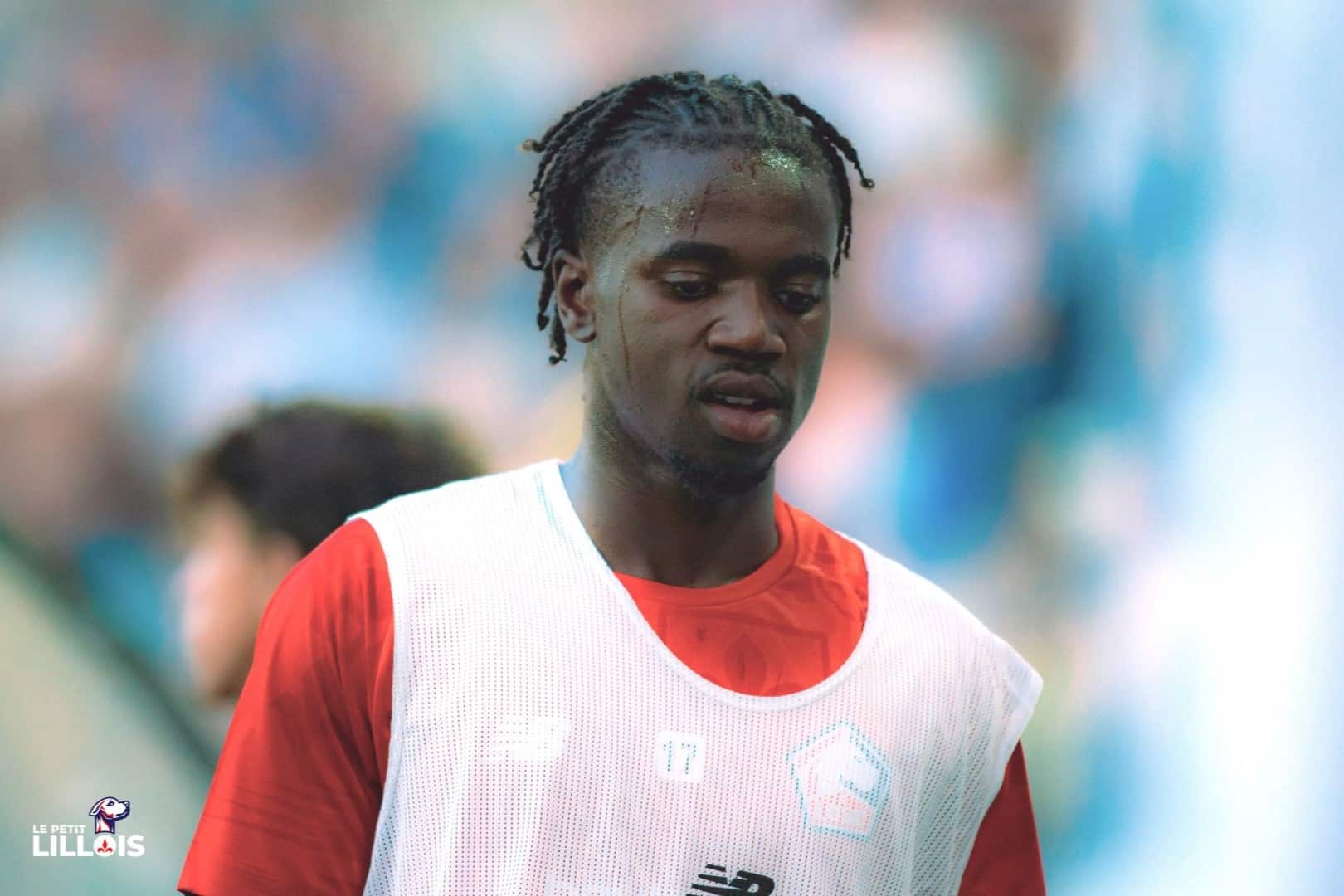 Ngal'ayel Mukau &agrave; l'&eacute;chauffement avec le LOSC.