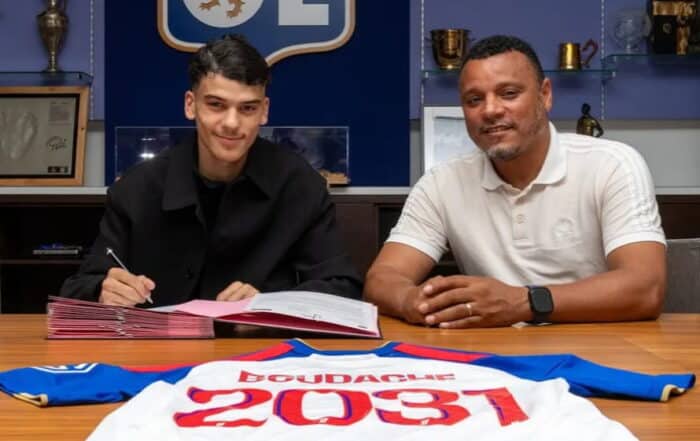 Ka&iuml;l Boudache, nouvelle recrue de l'OL.