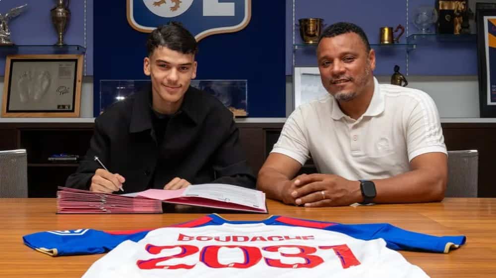 OL Kaïl Boudache, nouvelle recrue de l'OL.