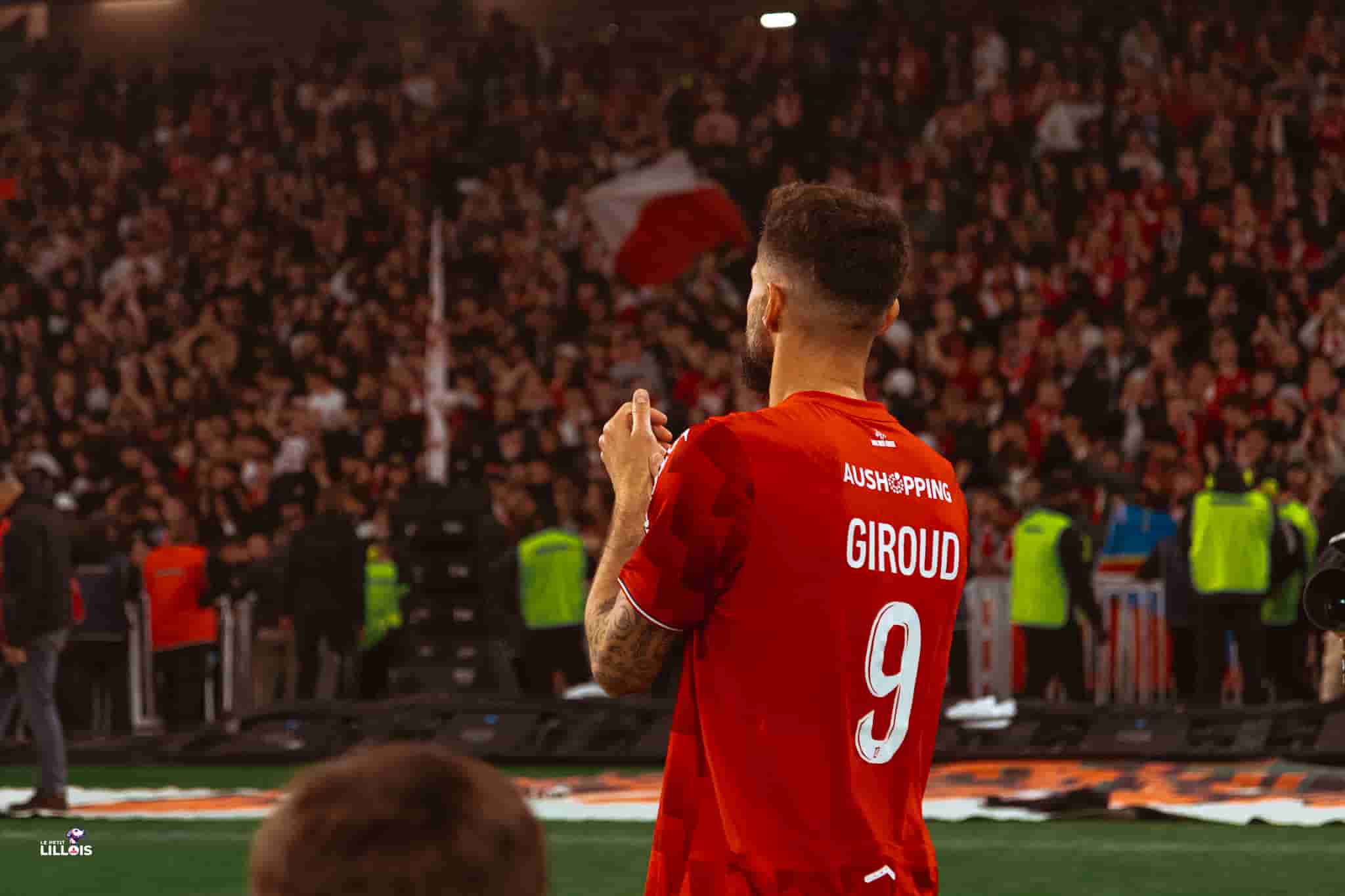 Olivier Giroud, attaquant du LOSC.
