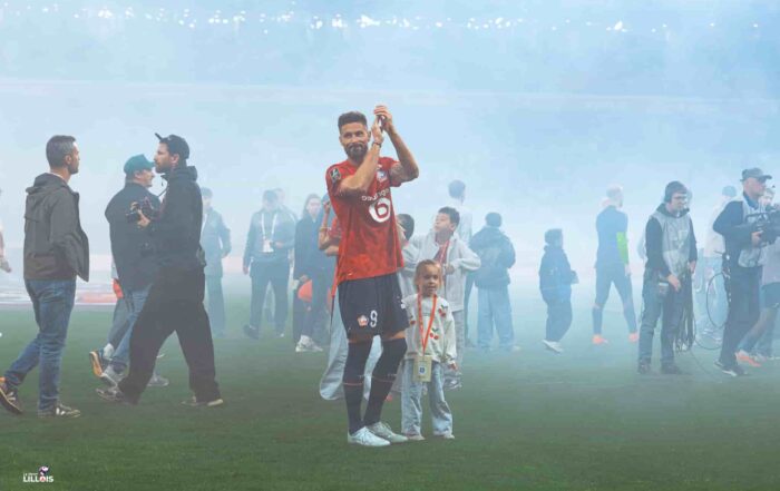 Olivier Giroud, attaquant du LOSC.
