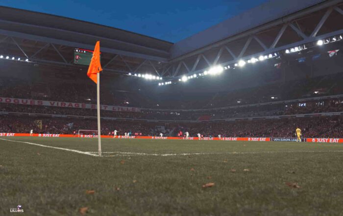 La Decathlon Arena - Stade Pierre Mauroy, enceinte du LOSC, et sa pelouse.