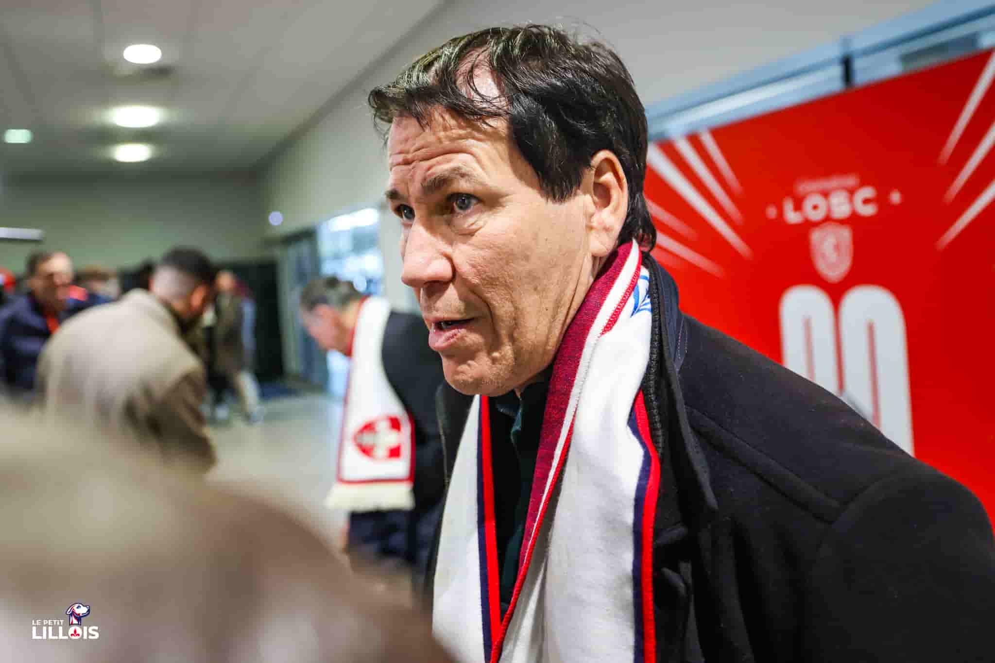 Rudi Garcia pr&eacute;sent &agrave; la Decathlon Arena - Stade Pierre-Mauroy pour les 80 ans du LOSC.