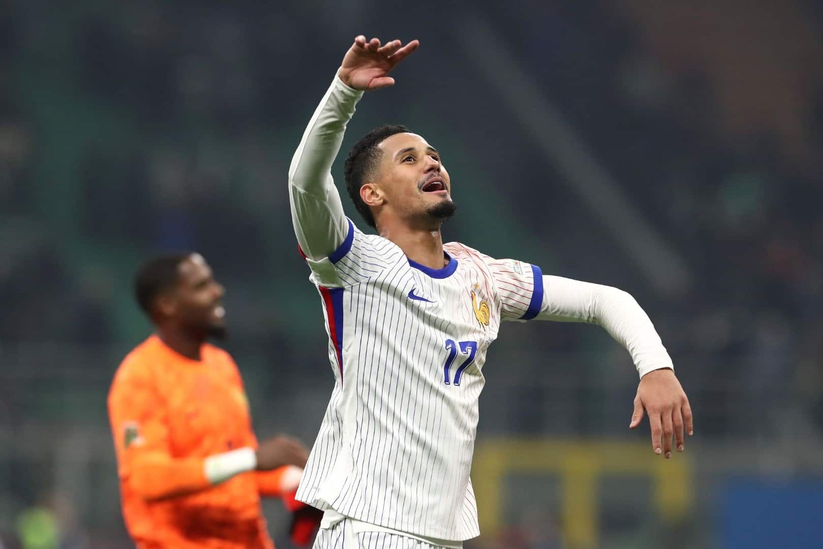 William Saliba, d&eacute;fenseur &agrave; Arsenal et international fran&ccedil;ais.