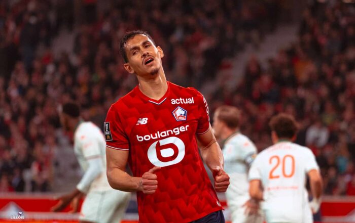 A&iuml;ssa Mandi, d&eacute;fenseur central du LOSC.
