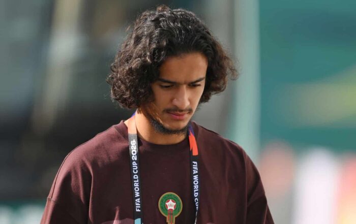 Ayyoub Bouaddi, joueur du LOSC et international marocain.