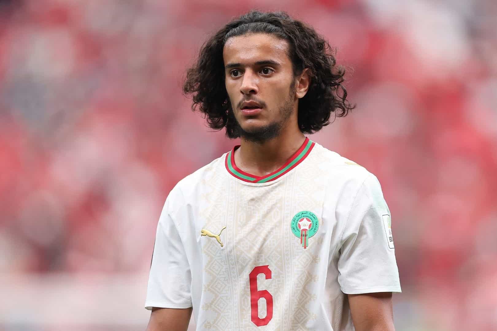 Ayyoub Bouaddi, joueur du LOSC et international marocain.