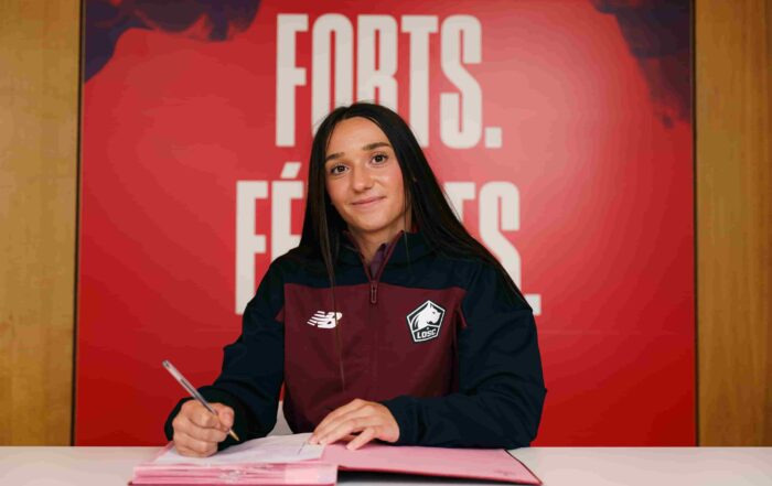 Coralie Manguillon, nouvelle joueuse du LOSC.