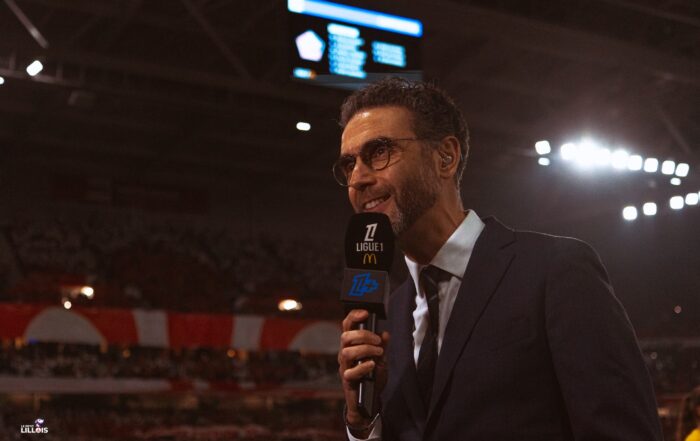 David Aiello, journaliste pour la plateforme Ligue 1+.