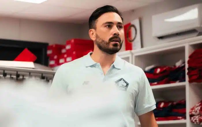 Davide Ancelotti, entra&icirc;neur du LOSC.