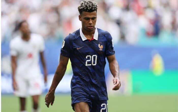 Désiré, joueur du Paris Saint-Germain et international français.