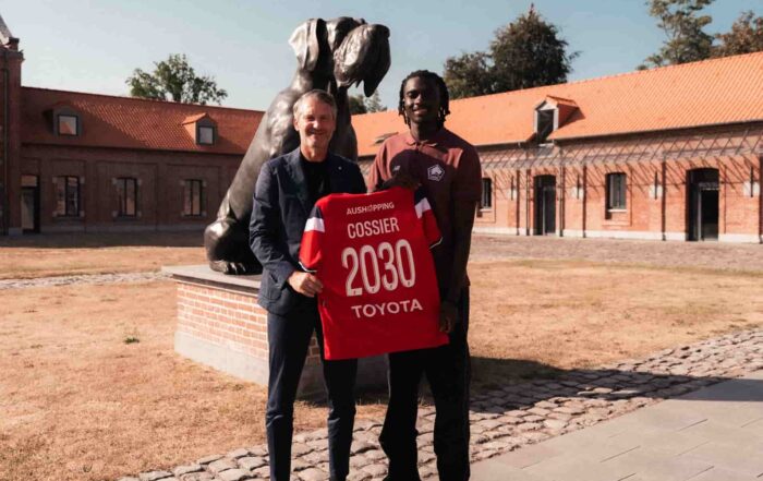 Isaac Cossier, d&eacute;fenseur central du LOSC.
