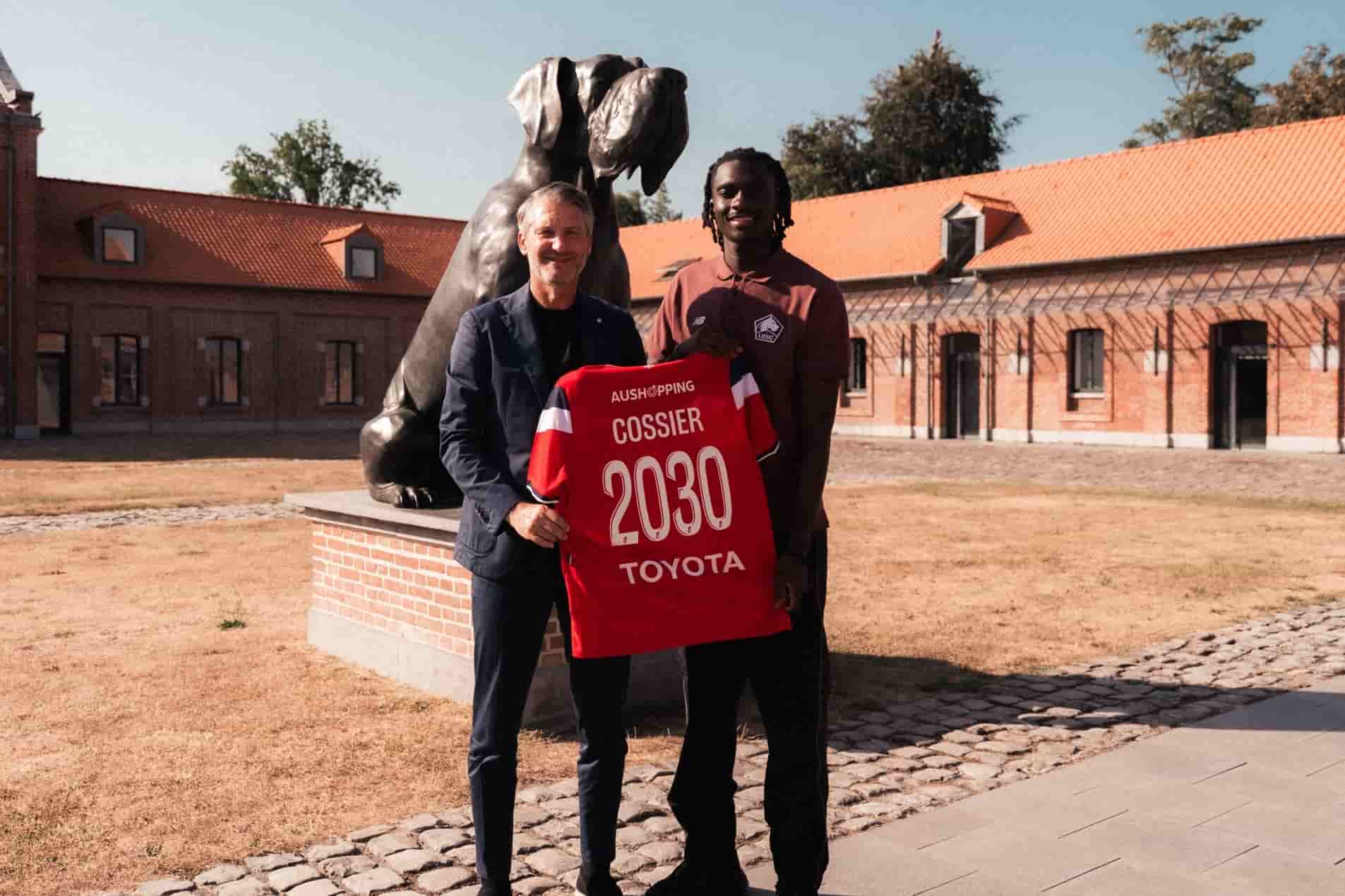 Isaac Cossier, d&eacute;fenseur central du LOSC.