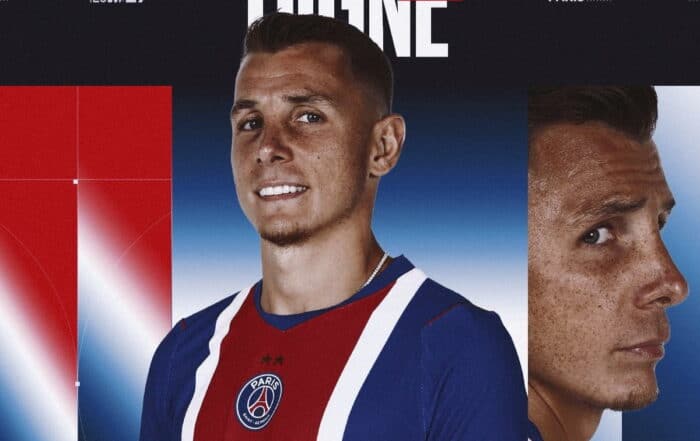 Lucas Digne, ancien joueur du LOSC fait son retour au PSG.