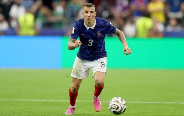 Lucas Digne, ancien joueur du LOSC et international fran&ccedil;ais.