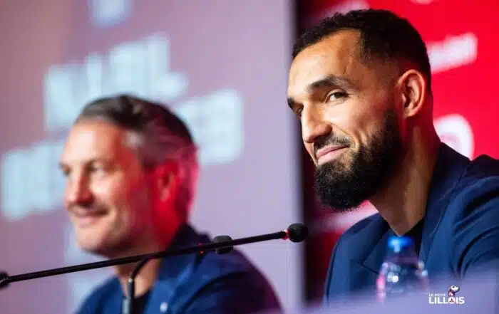 Nabil Bentaleb, milieu de terrain, a prolong&eacute; son contrat avec le LOSC.