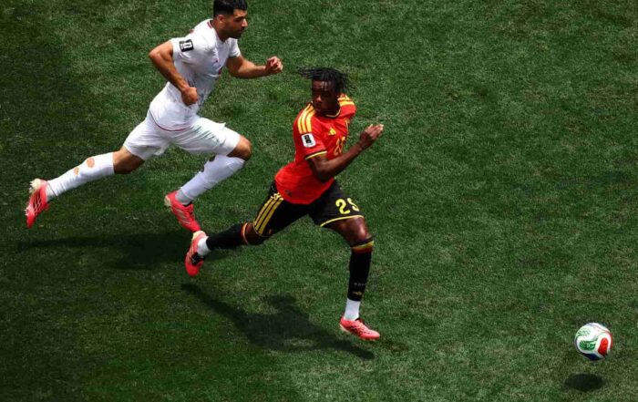 Nathan Ngoy, défenseur central du LOSC et international belge.
