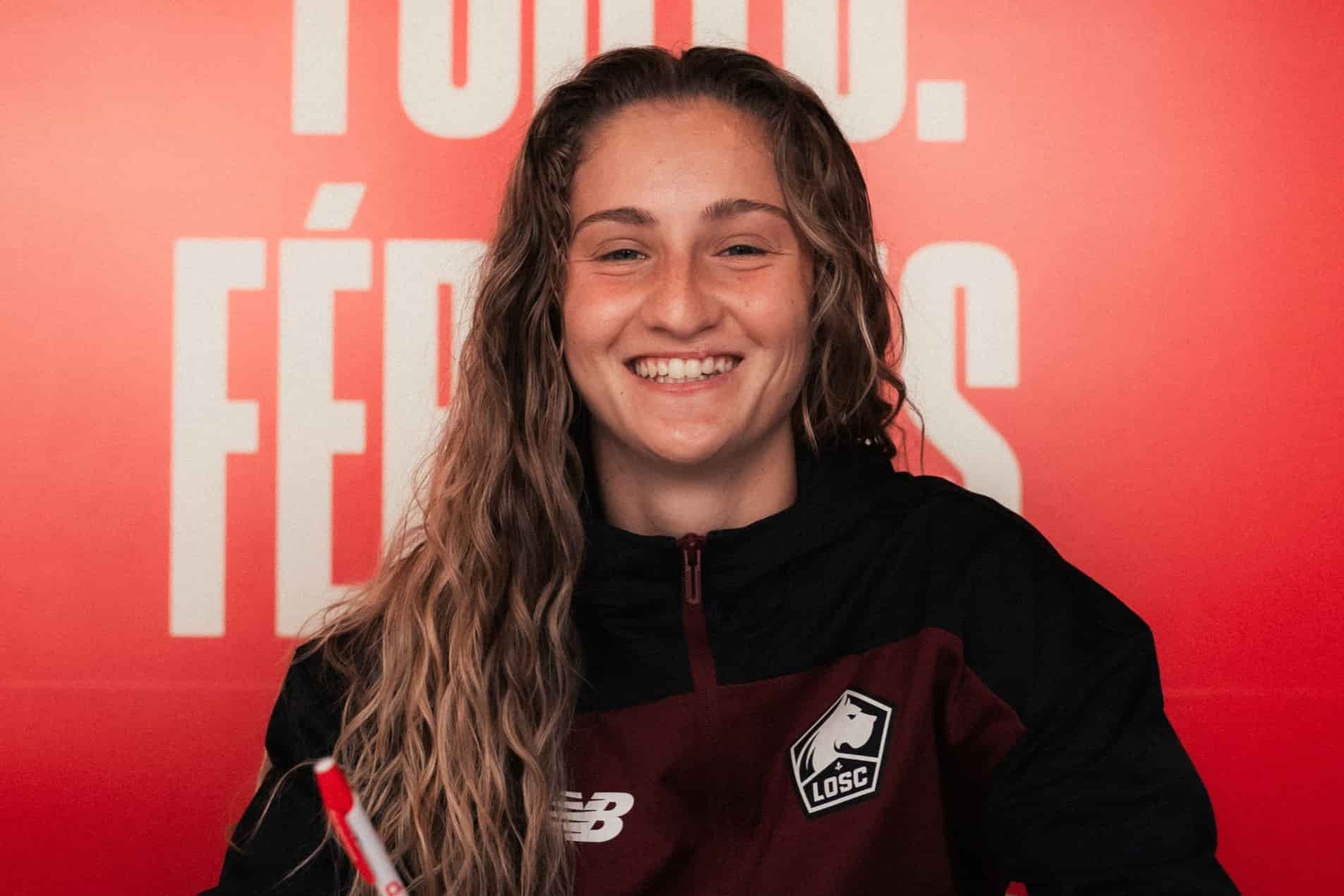 Pauline Haugou, joueuse du LOSC.
