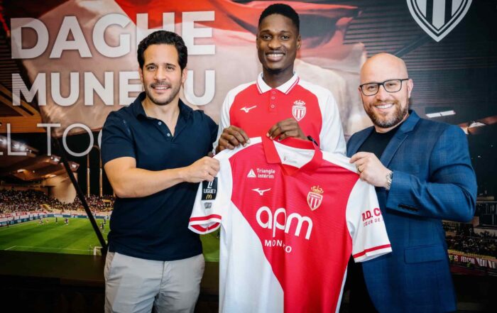 Sadibou San&eacute;, nouvelle recrue de l'AS Monaco.