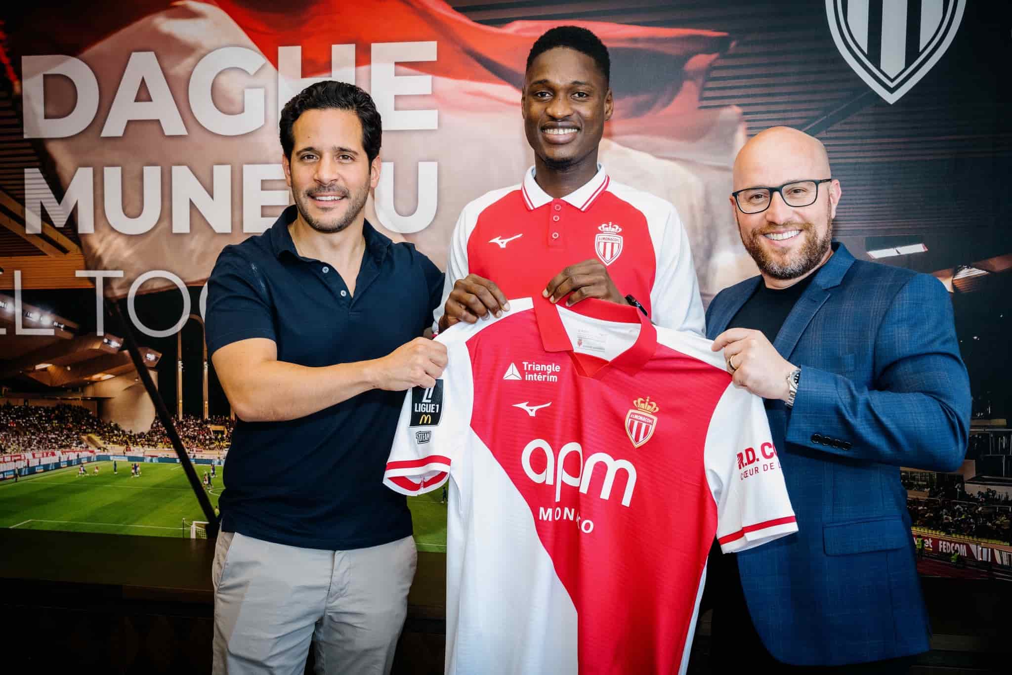Sadibou San&eacute;, nouvelle recrue de l'AS Monaco.