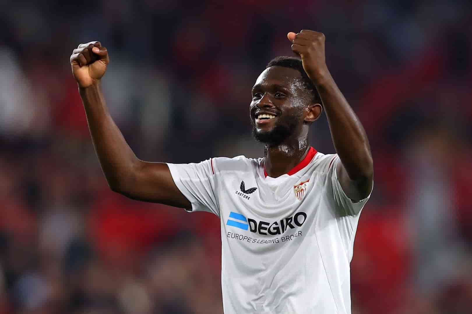 Tanguy Nianzou, d&eacute;fenseur central du S&eacute;ville FC.