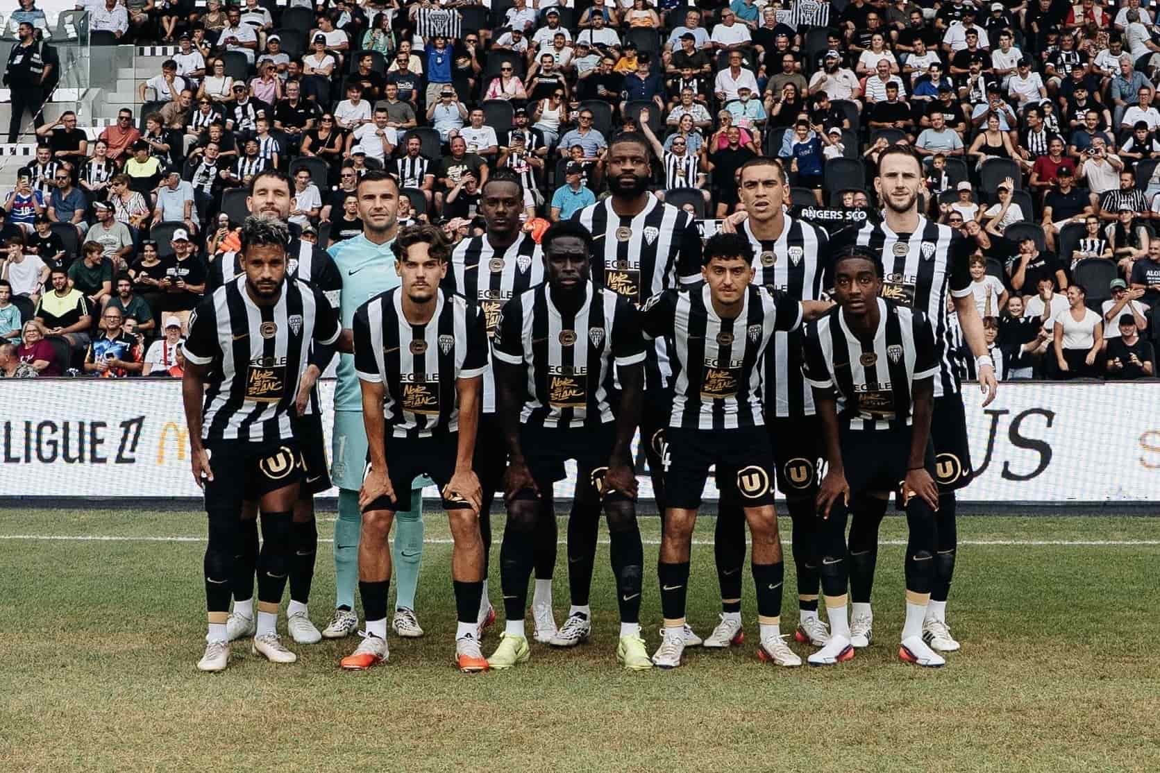 L'&eacute;quipe du Angers SCO, premier adversaire du LOSC en Ligue 1.