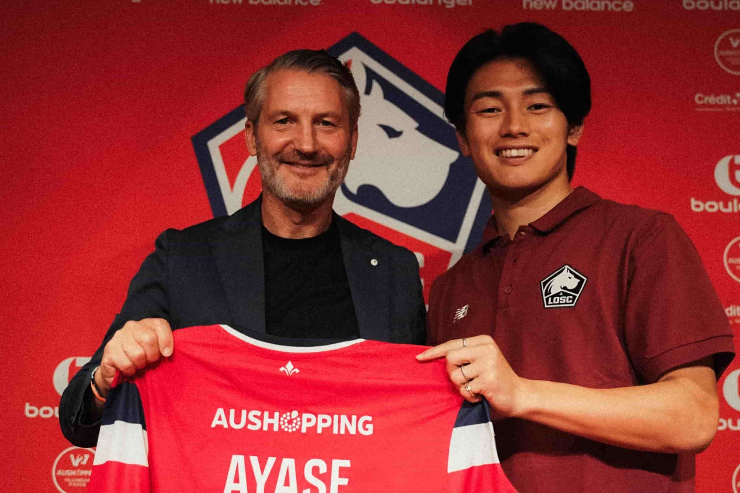 Ayase Ueda, nouvel attaquant du LOSC.