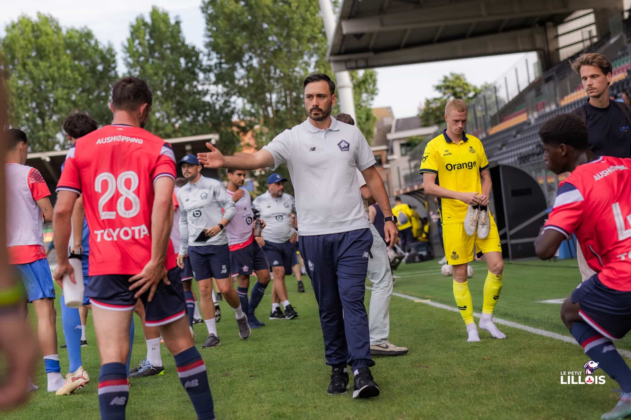 Davide Ancelotti, entra&icirc;neur du LOSC.