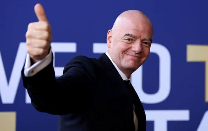 Gianni Infantino, pr&eacute;sident de la FIFA.