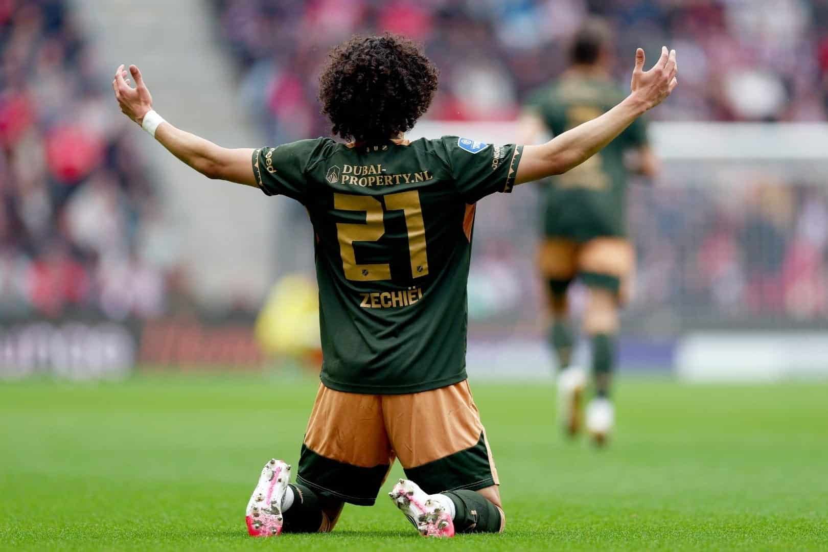 Gjivai Zechiel, milieu de terrain du Feyenoord Rotterdam.