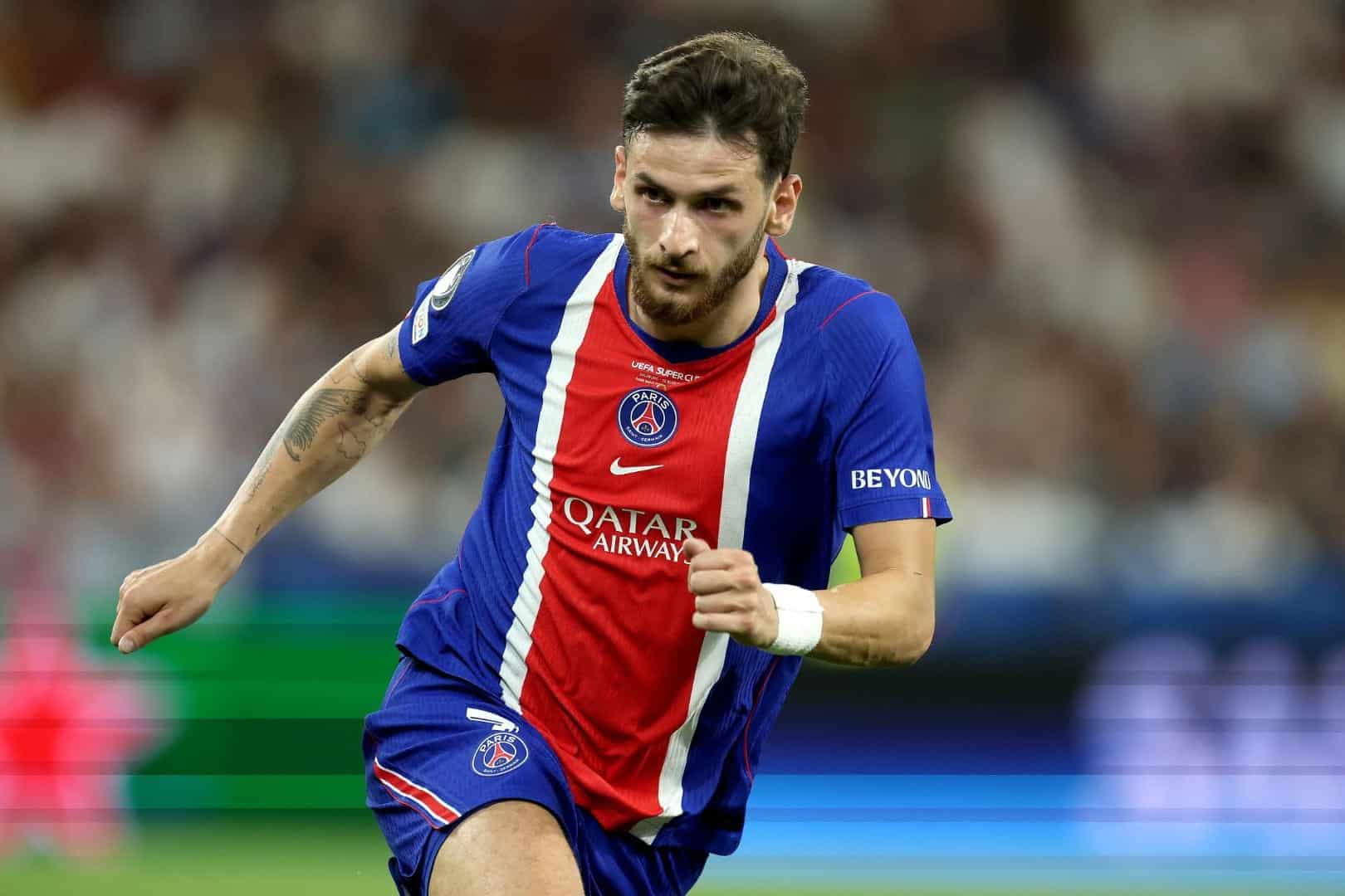 Khvicha Kvaratskhelia, ailier du Paris Saint-Germain.