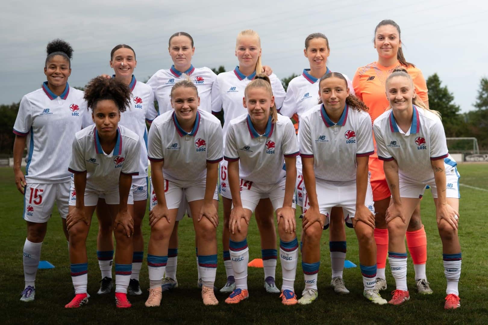 LOSC Féminine La section féminine du LOSC au complet.