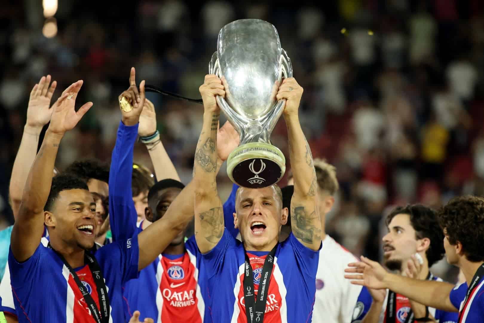 Lucas Digne, ancien joueur du LOSC et lat&eacute;ral gauche du PSG.