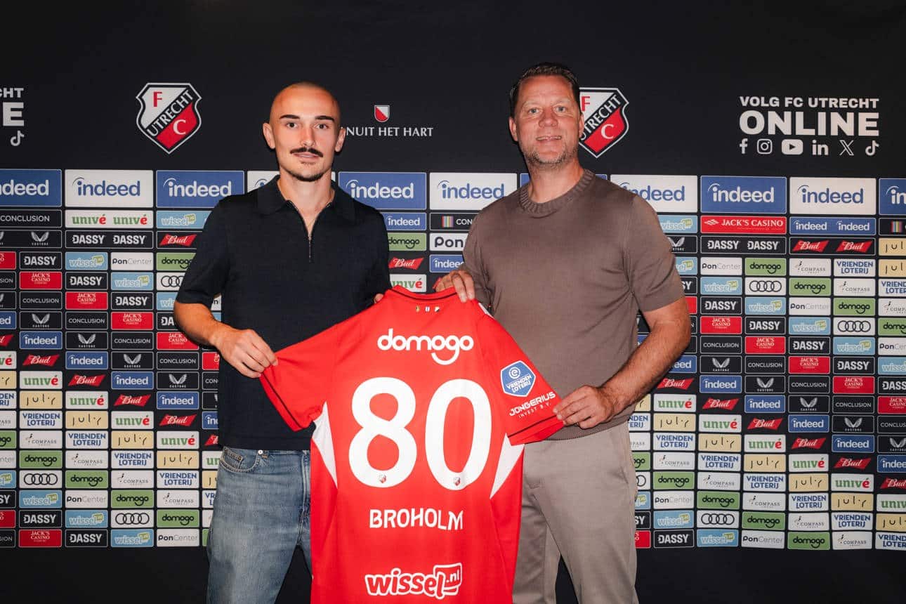 Marius Broholm, joueur du LOSC pr&ecirc;t&eacute; au FC Utrecht.