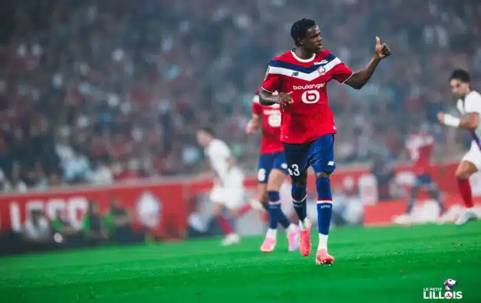 Nathan Ngoy, défenseur central du LOSC.