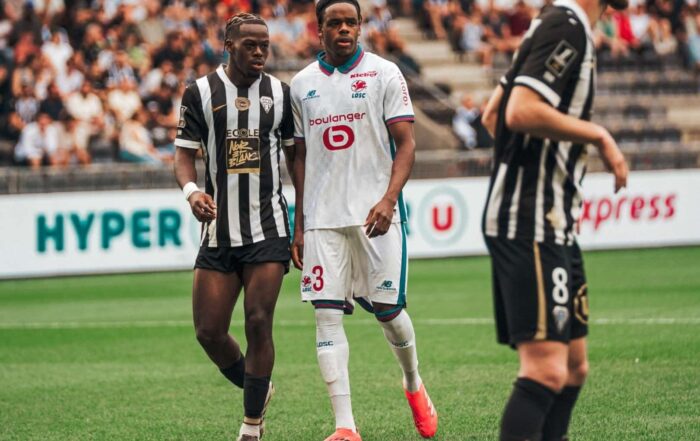 Nathan Ngoy, d&eacute;fenseur central du LOSC.
