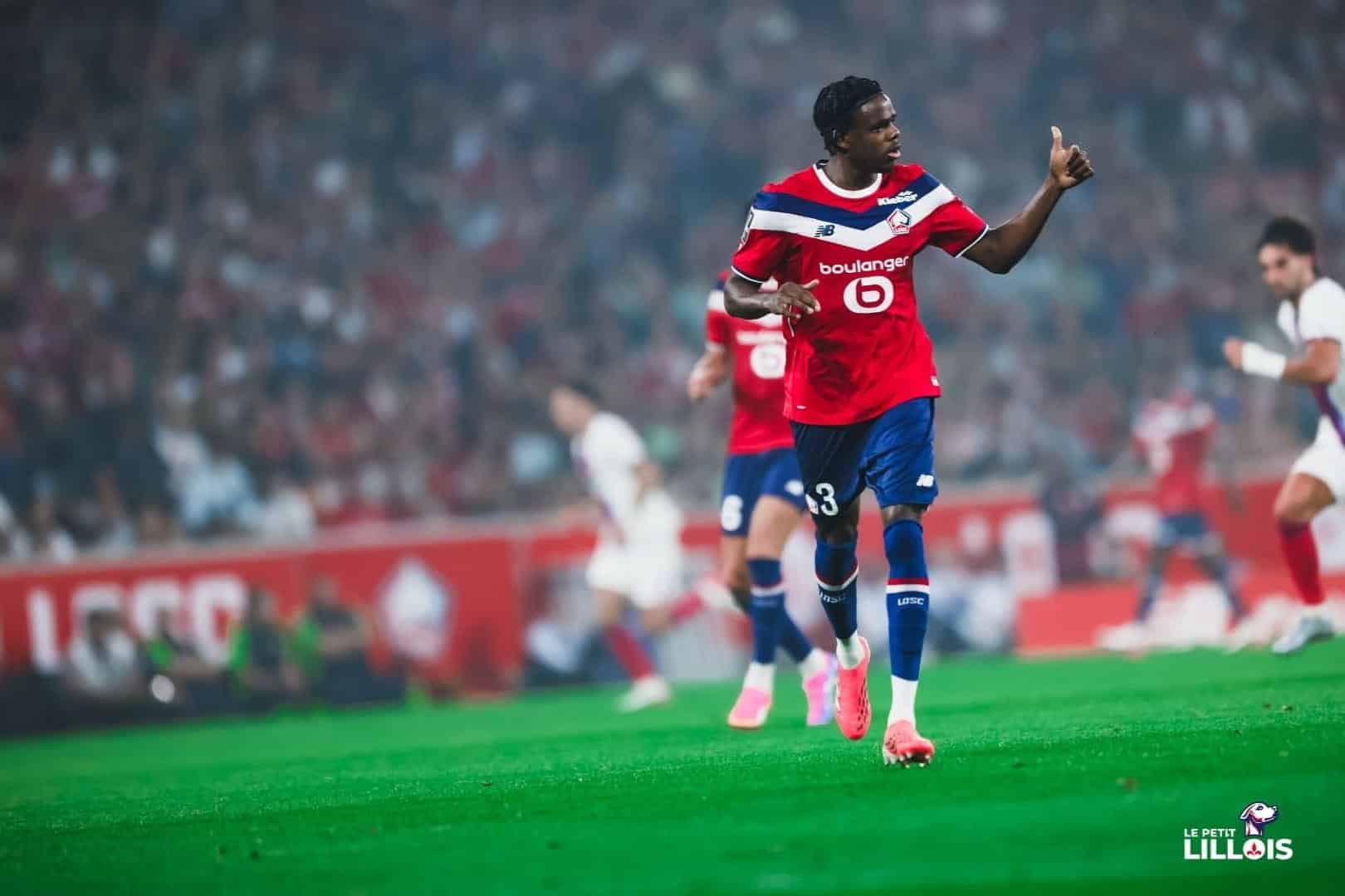 Nathan Ngoy, d&eacute;fenseur central du LOSC.