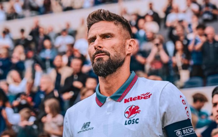 Olivier Giroud, attaquant du LOSC.